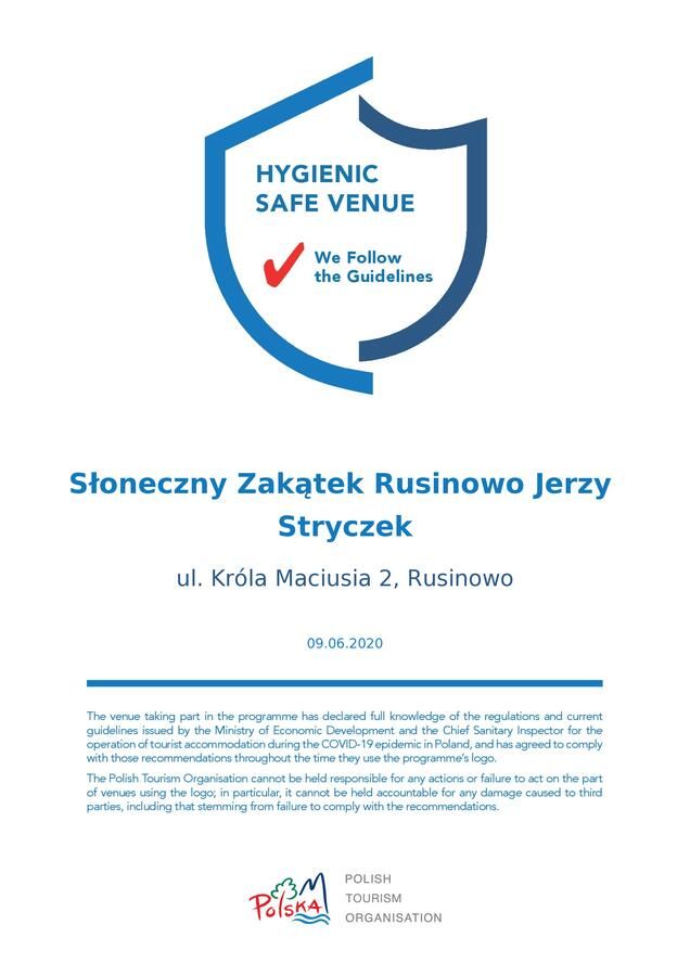 Лоджи Sloneczny Zakatek Rusinowo Jerzy Stryczek Русиново-6