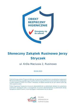 Лоджи Sloneczny Zakatek Rusinowo Jerzy Stryczek Русиново-3